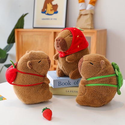 Cute Capybara Plush Toy 20cm Soft Animal Doll